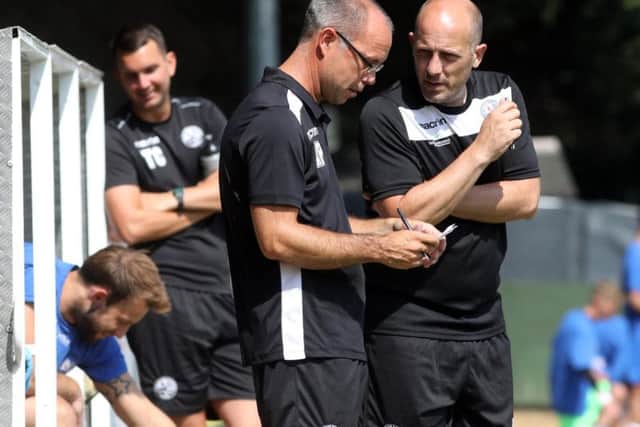 Paul Lamb is to step down as Andy Peaks' assistant-manager at AFC Rushden & Diamonds