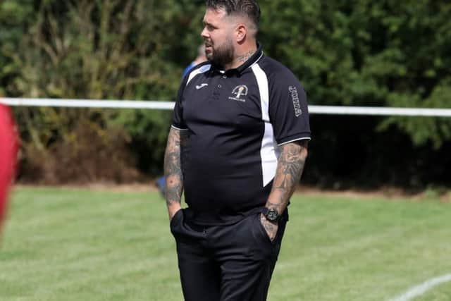 Rothwell Corinthians boss Mitch Austin saw his team record a good win over Corby Town at Sergeants Lawn