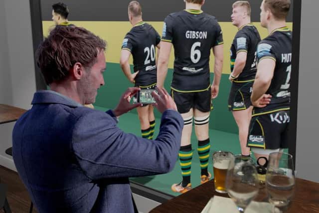 Saints have released images of how the Tunnel Club will look (pictures: Northampton Saints)