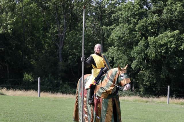 Lisa Dixon is preparing for her joust debut. Picture by Alison Bagley.
