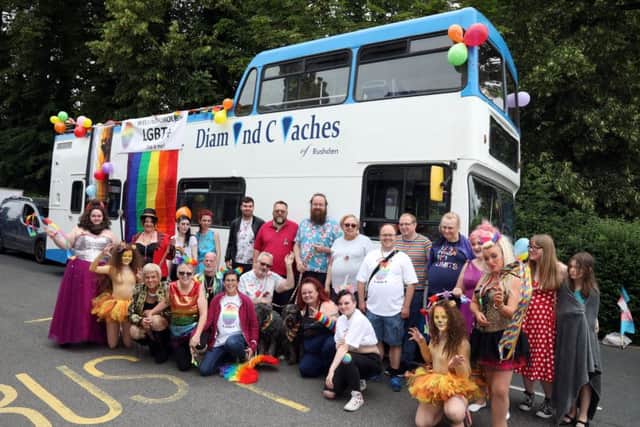 Wellingborough LGBT Group had a warm welcome at Wellingborough Carnival this year
