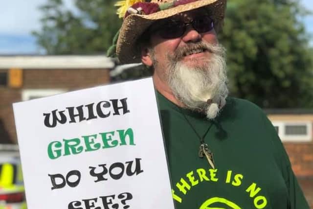 Extinction Rebellion members turned up en masse for the meeting.