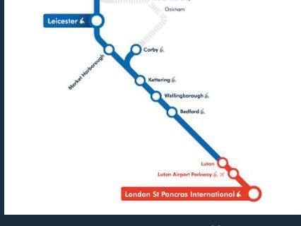 No trains are running to and from London after power lines came down.