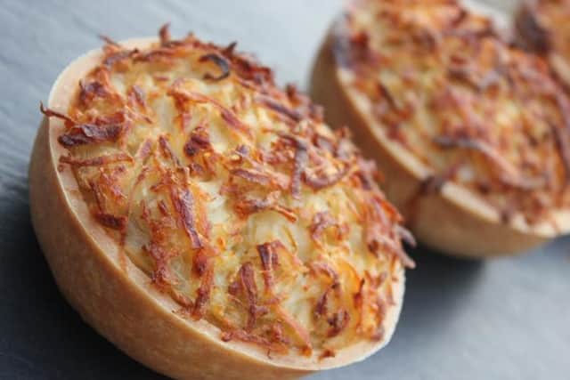 The Northamptonshire Brunchie, a new product that will be launching on the opening day of The Little Bakery of Happiness in Wellingborough this Friday.