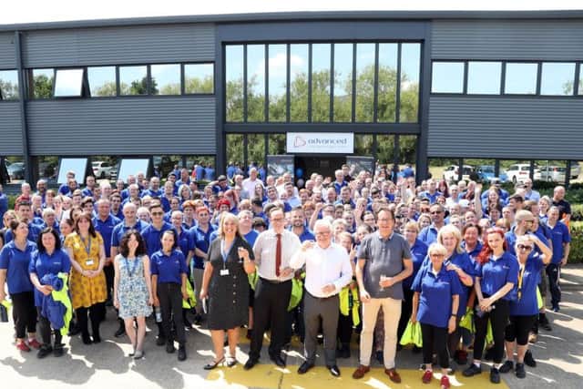 Advanced Supply Chain Group has opened a new 2 million site at Hunters Point in Corby that will create 150 new jobs.