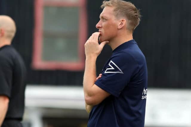 Corby Town joint-manager Ashley Robinson