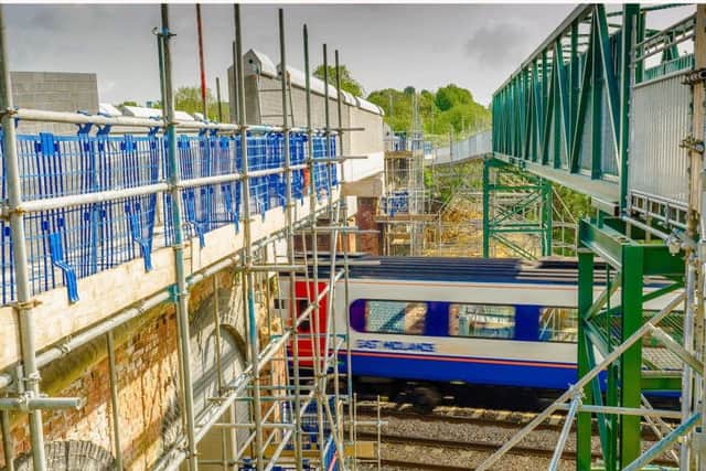 The bridge in May. Picture by John Woods.