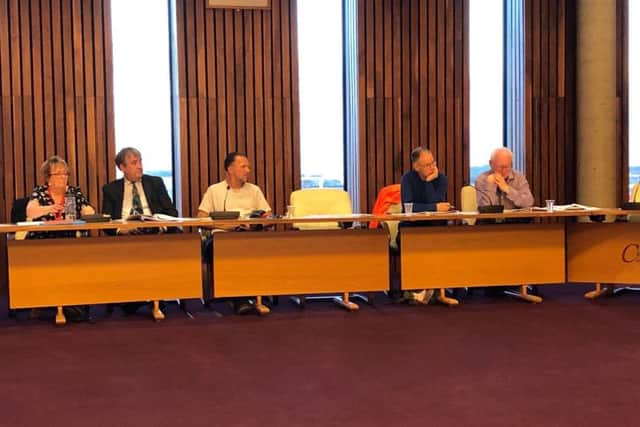 The Corby Council development contol committee meeting at the council chamber NNL-190509-143026005