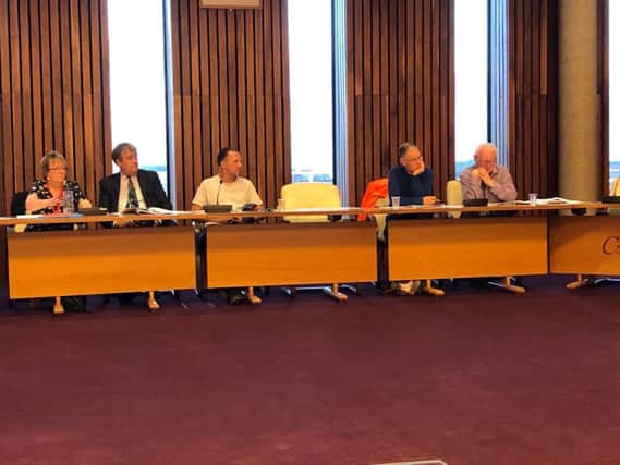 The Corby Council development contol committee meeting at the council chamber NNL-190509-143026005
