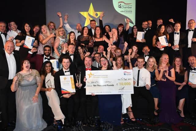The Northamptonshire Business Awards winners.