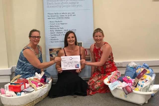 Baby Basics Northampton was in receipt of the funding last year which helped them to finish their 1000th basket.