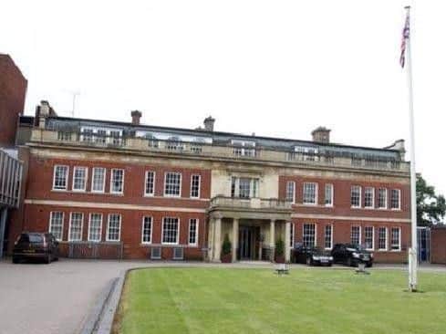 Northamptonshire Police's base at Wootton Hall Park