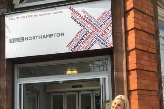 She appeared recently on BBC Northampton to raise awareness of cervical cancer smear tests