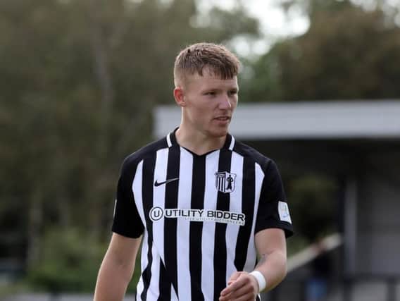 Jordon Crawford opened the scoring as Corby Town claimed a 2-1 success at Halesowen Town