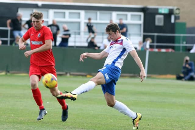 Sam Brown in action for Diamonds
