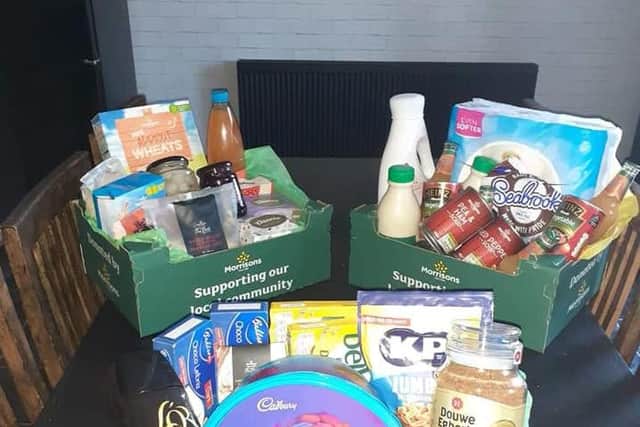 Morrisons sent three large boxes of groceries to Joy as she recuperates