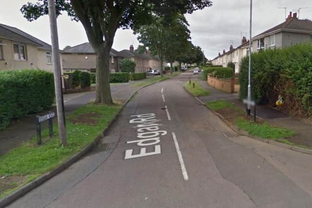 The incident took place in the Edgar Road area. Credit: Google