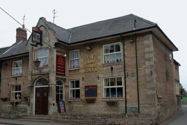 The licensee also ran the Olde Three Cocks,