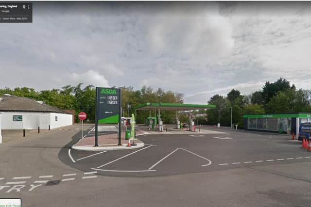 Police said Asda was burgled in the early hours of Sunday morning