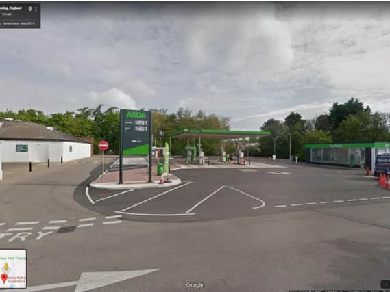 Police said Asda was burgled in the early hours of Sunday morning