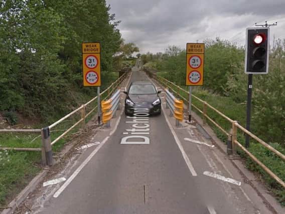 The Ditchford Lane bridge. Credit: Google