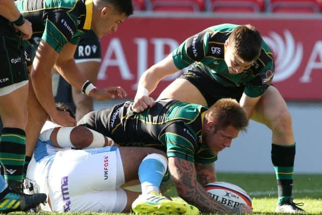 Teimana Harrison scored for Saints
