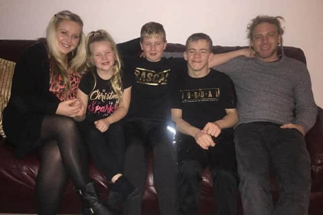 Jordan and his family