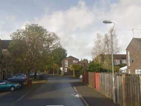 Herford Close in Corby.