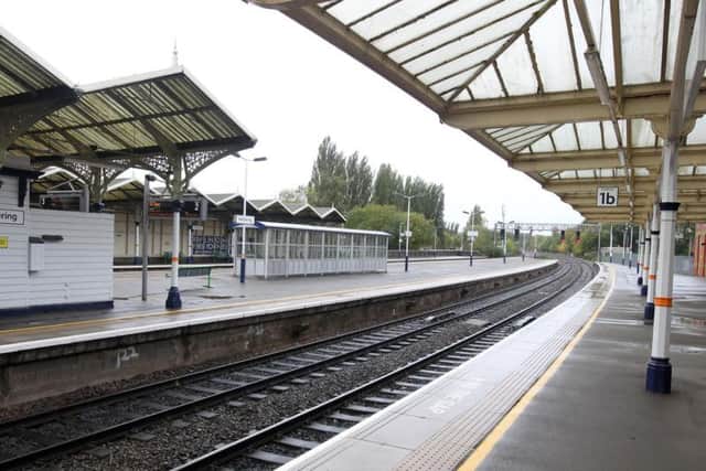 Kettering's railway station.
