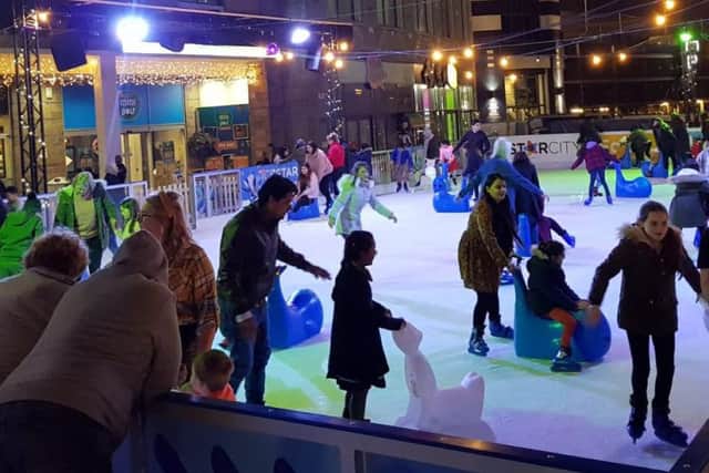 The rink will be in Corby from October 26