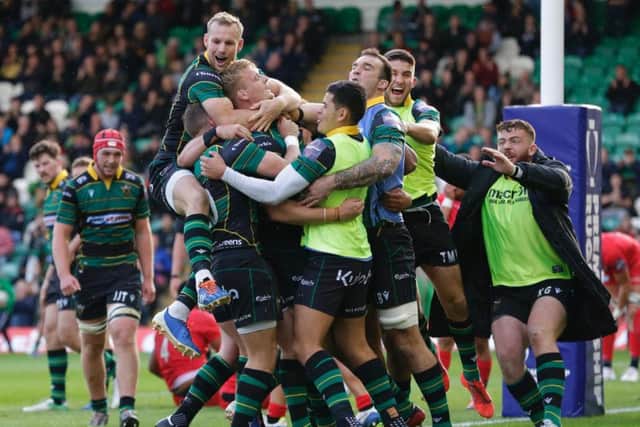 Saints had some moments of cheer against Saracens but were eventually well beaten