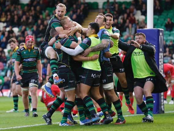 Saints had some moments of cheer against Saracens but were eventually well beaten
