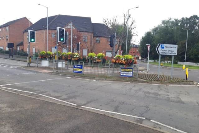 Signs at the scene of the crash have since been taken down.