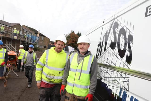 Ollie Toseland and Paul Abraham from Geddington
