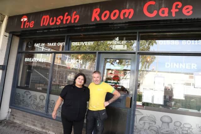 The Mushh Room Cafe - owners Emma Wilkie and Matt Lapsley