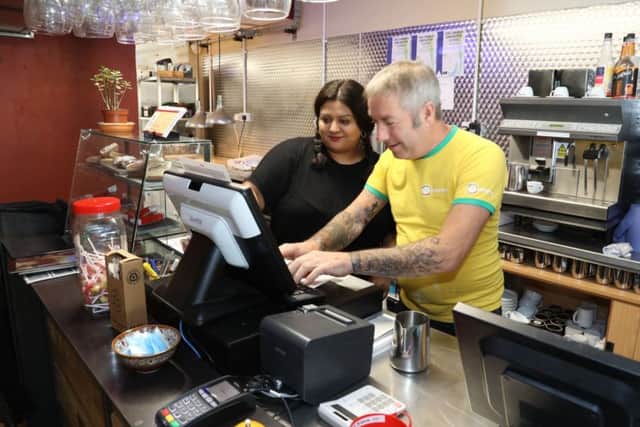 Emma and Matt both work in the kitchen
