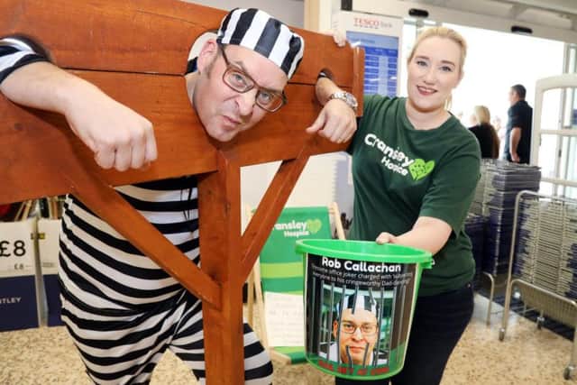 Rob Callachan was held for cringeworthy dad dancing. Pictures by Alison Bagley.