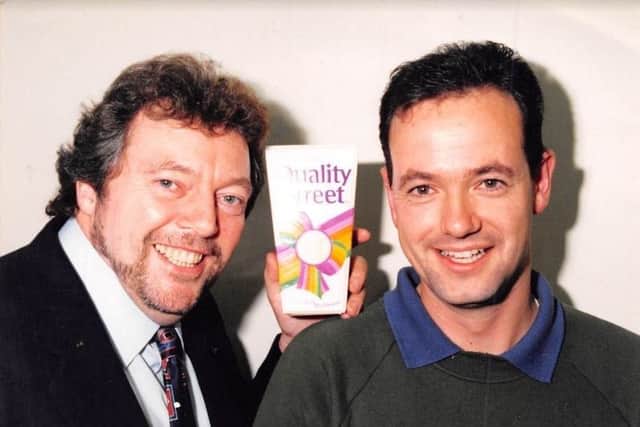 Jeremy Beadle with Richard Meekings