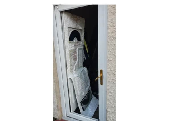 Kettering's proactive police team carried out a drugs warrant at an address in Laburnum Crescent