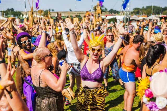 The festival's alternative ethos attracts visitors from around the world