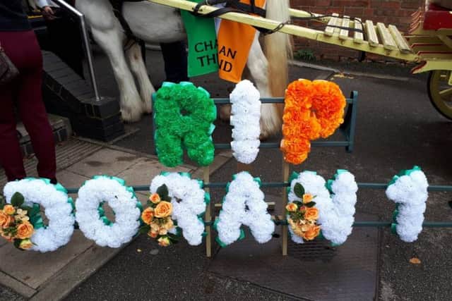 Mourners had travelled from as far as Australia and America to attend the funeral