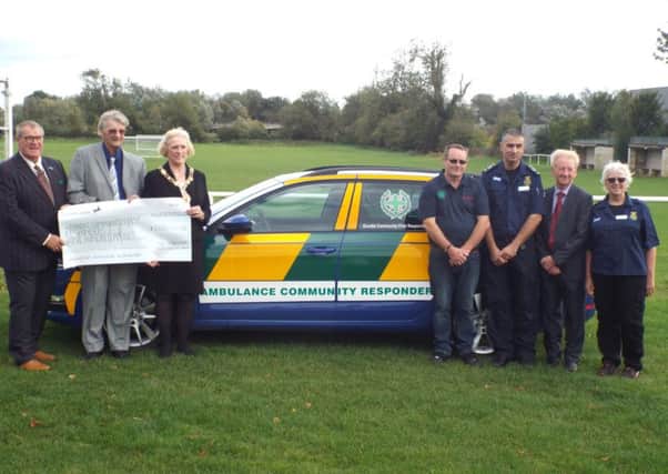 Oundle Community First Responders have leased a new car to reach more patients