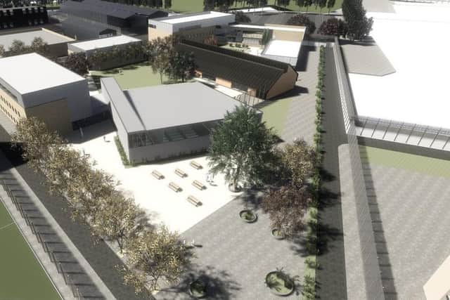 An artist's impression of the new prison.