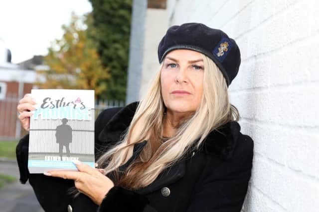 Esther Wright with her book Esther's Promise