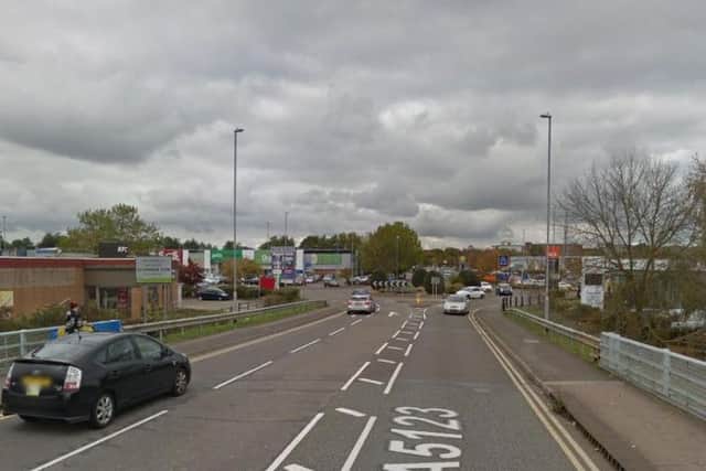 The incidents were all reported from victims on Towcester Road being 'flashed' from the path below. Photo: Google