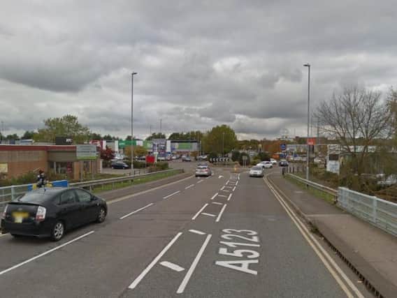 The incidents were all reported from victims on Towcester Road being 'flashed' from the path below. Photo: Google