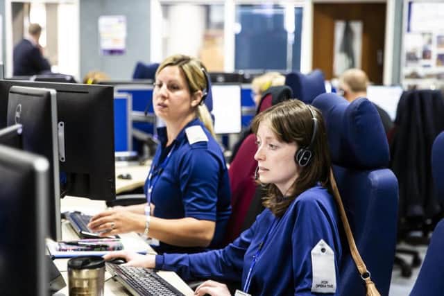 Northants Police Force Control Room. File picture.