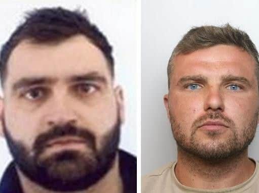 (Left) Simon Bailey and (right) Lewis Hartgrove.