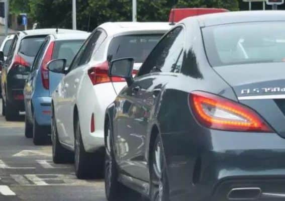 Motorists are being told to avoid the A43 near Holcot following a collision