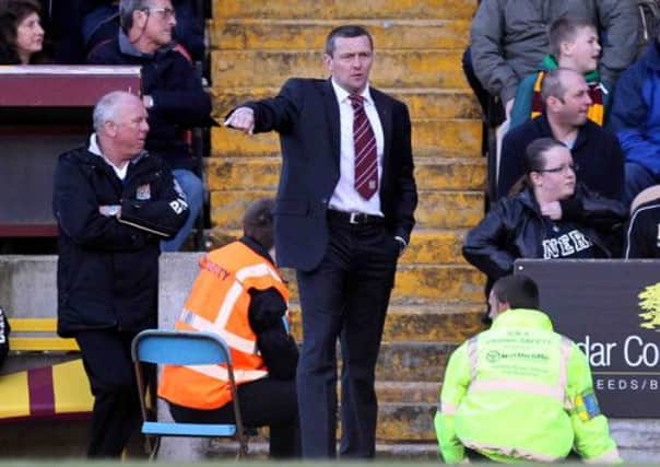 Aidy Boothroyd at Valley Parade (pictures: Kirsty Edmonds)